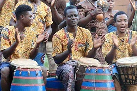 Ewe drummers